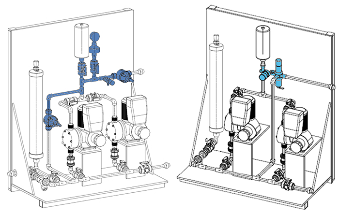 Comparativa Skid Dosificación Hipoclorito